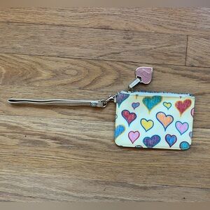 Dooney & Bourke hearts wristlet